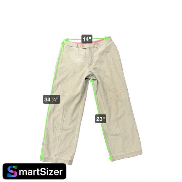 Sigrid Olsen So Blue Womens Khaki Cropped Pants Size S - Picture 7 of 8